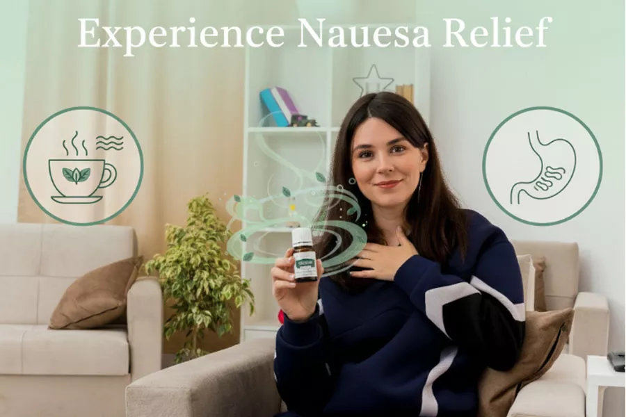 Can peppermint oil help with nausea